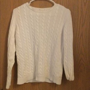 UNBRANDED mens white sweater medium A-25